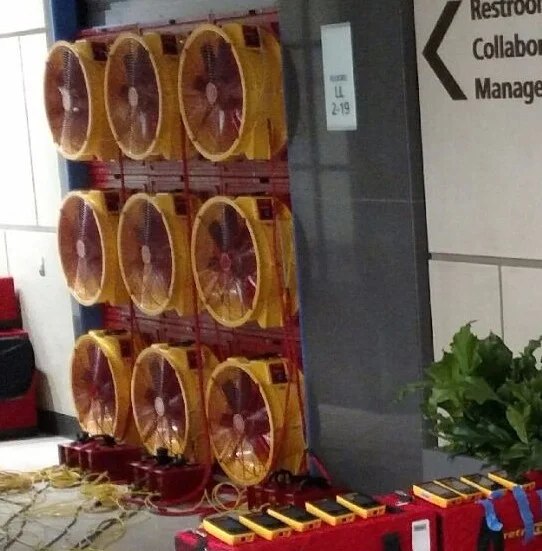 Gauge with Blower Door